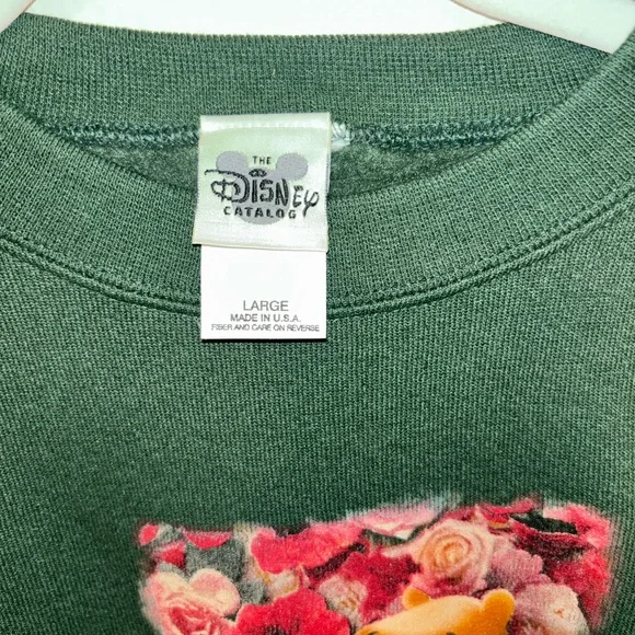 Vintage new without tag Green Winnie the Pooh Sweatshirt - Picture 4 of 5